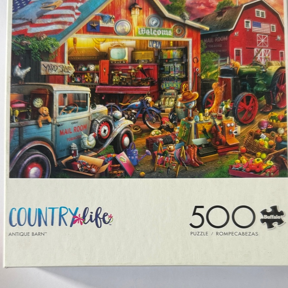 Buffalo Country Life Antique Barn Puzzle - 500 Pieces